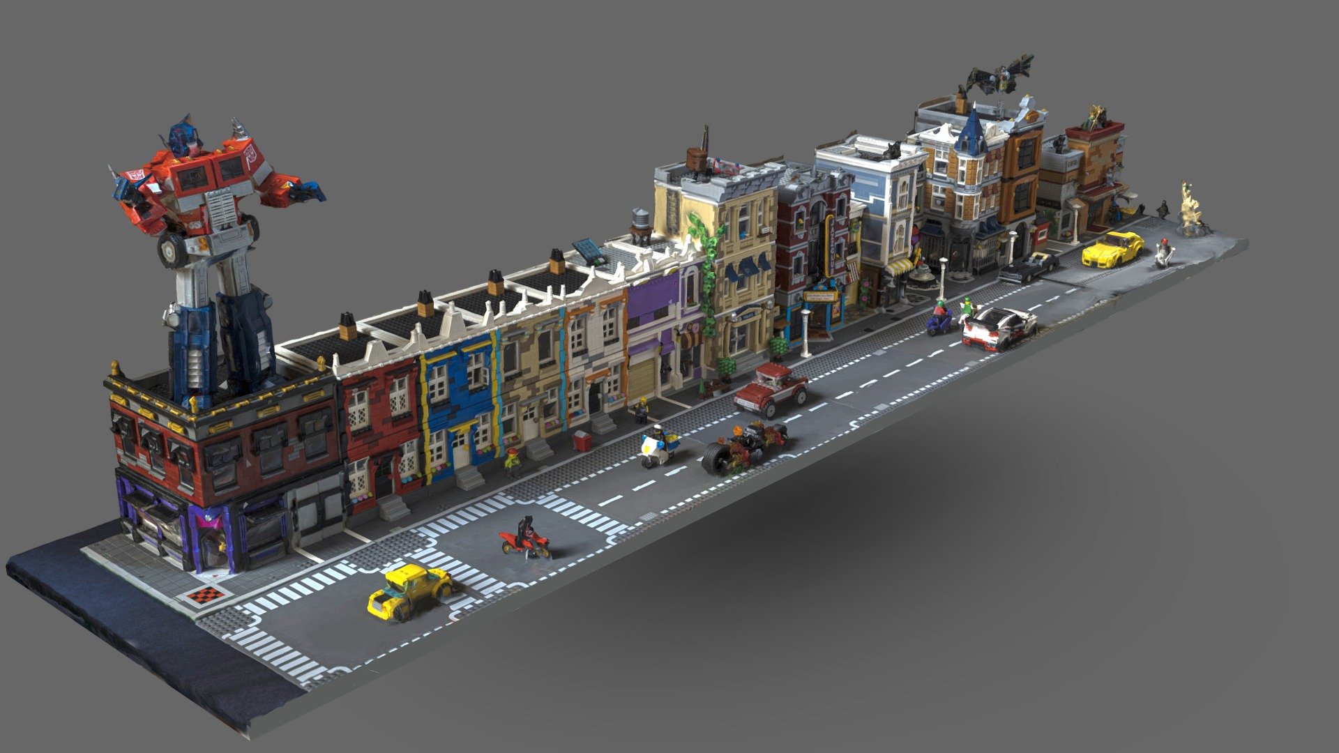 A fast -on the way- smartphone photogrammetry scan of part of a Lego Avenue created by AsturBrick ( https://twitter.com/asturbrick ), 
the best Lego Asociation of the north of Spain.

Processed with Capturing Reality 3d model