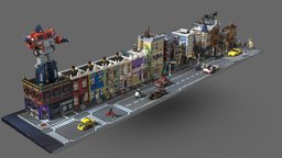 Part of Lego Avenue lego, avenue, realitycapture, photogrammetry, scan, asturbrick, cometcon