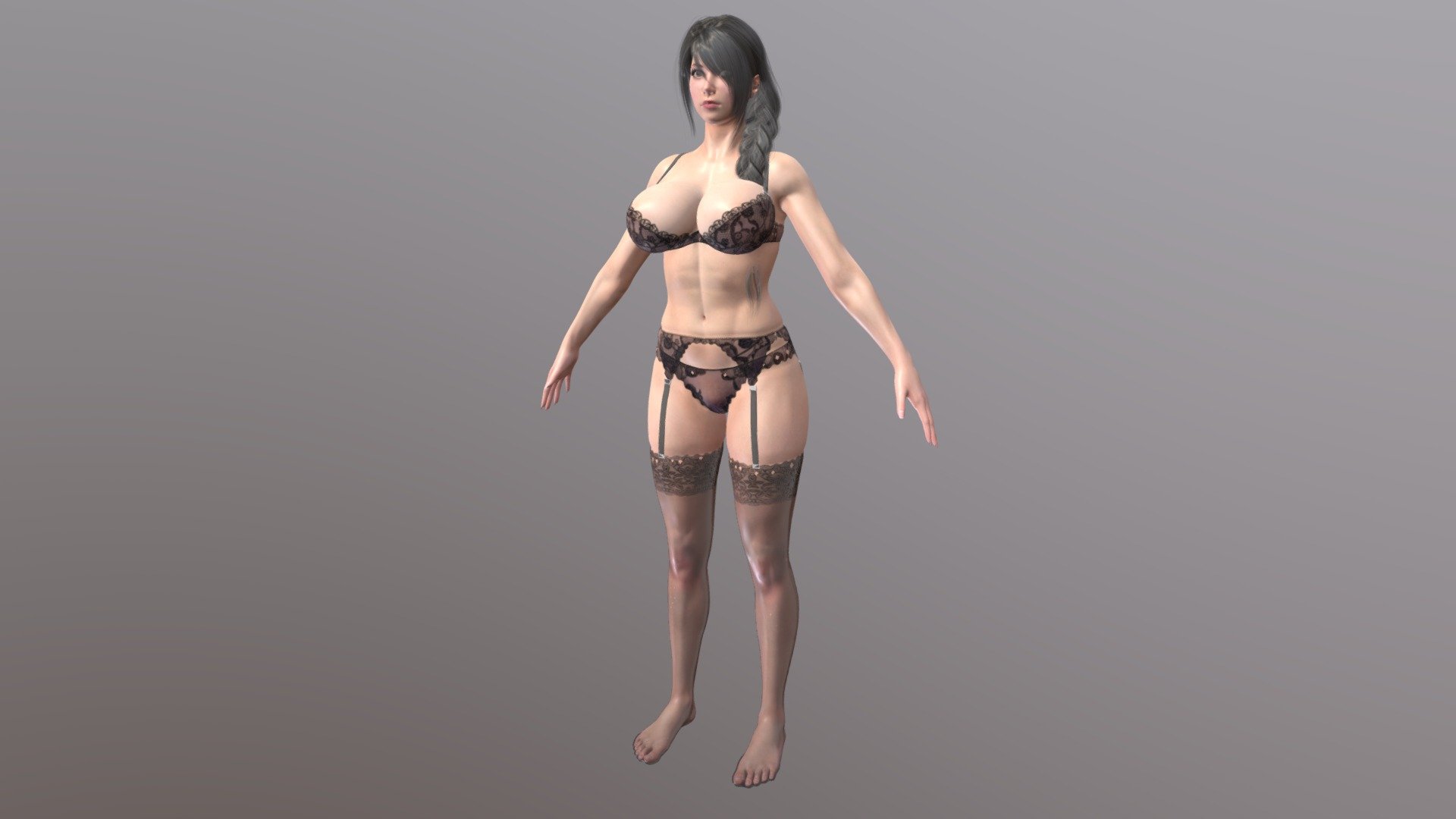 Anya_LaceLingerie - 3D model by enzohao 3d model