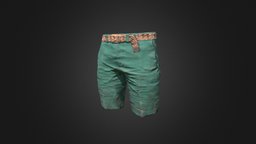 Beach Shorts (Green) | PUBG