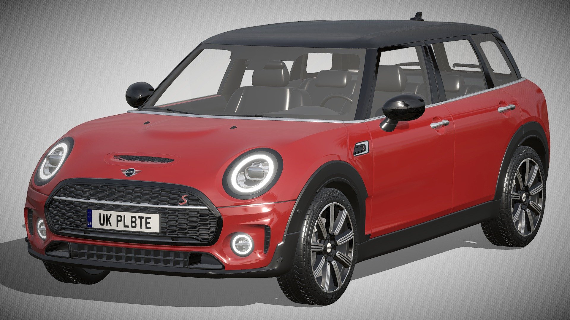 Mini Clubman 2022

https://www.miniusa.com/model/clubman.html

Clean geometry Light weight model, yet completely detailed for HI-Res renders. Use for movies, Advertisements or games

Corona render and materials

All textures include in *.rar files

Lighting setup is not included in the file! - Mini Clubman 2022 - Buy Royalty Free 3D model by zifir3d 3d model