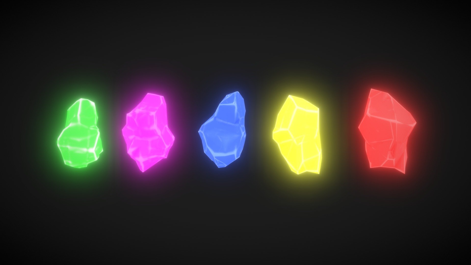Pack of 5 stylized gems

512x512 textures - Stylized crystal gems asset pack - Download Free 3D model by Gebus (@deadzik) 3d model