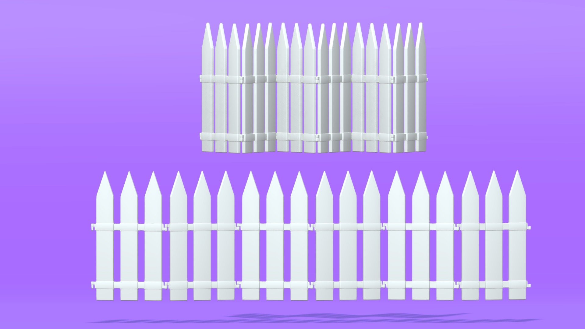 -Cute Fence.

-This product contains 12 models.

-This product was created in Blender 2.935.

-vertices: 52,920 polygons: 48,636

-Formats: blend, fbx, obj, c4d, dae, fbx,unity.

-We hope you enjoy this model.

-Thank you 3d model