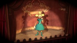 Sally Stageplay in Dramatic Fanatic sally, boss, hadrien, cuphead, stageplay, actresses