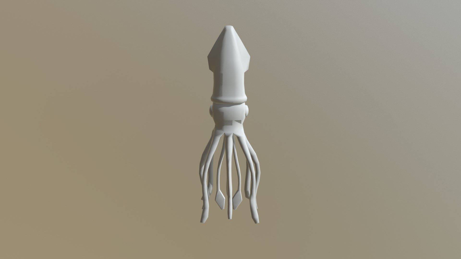 Giant Squid Swim Cycle - 3D model by smafdawg 3d model