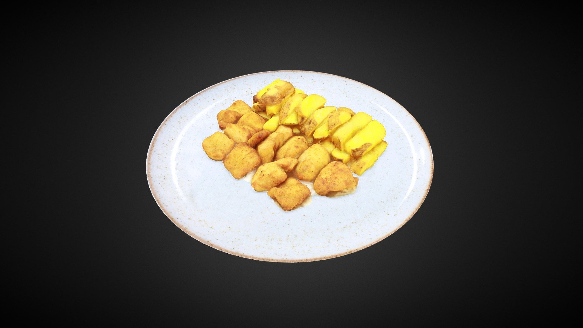 Nuggets de Pollo - 3D model by Quimera Restaurante (@quimera) 3d model