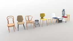 Chair Models Pack #2