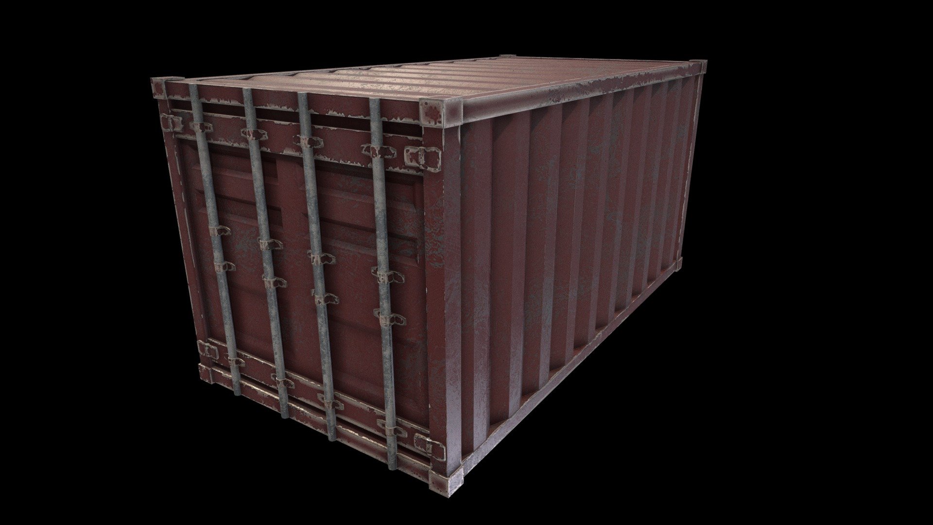 This is a Shipping container I created in Maya and then textured in Substance! Feedback is more than appricated 3d model