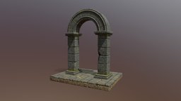 Stone Arch PBR portal, medieval, arch, bricks, stones, stonearch, medieval-prop, fantasy