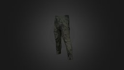 Man Green print pants clouth, character, game, lowpoly, man, male, rigged, metaclouth