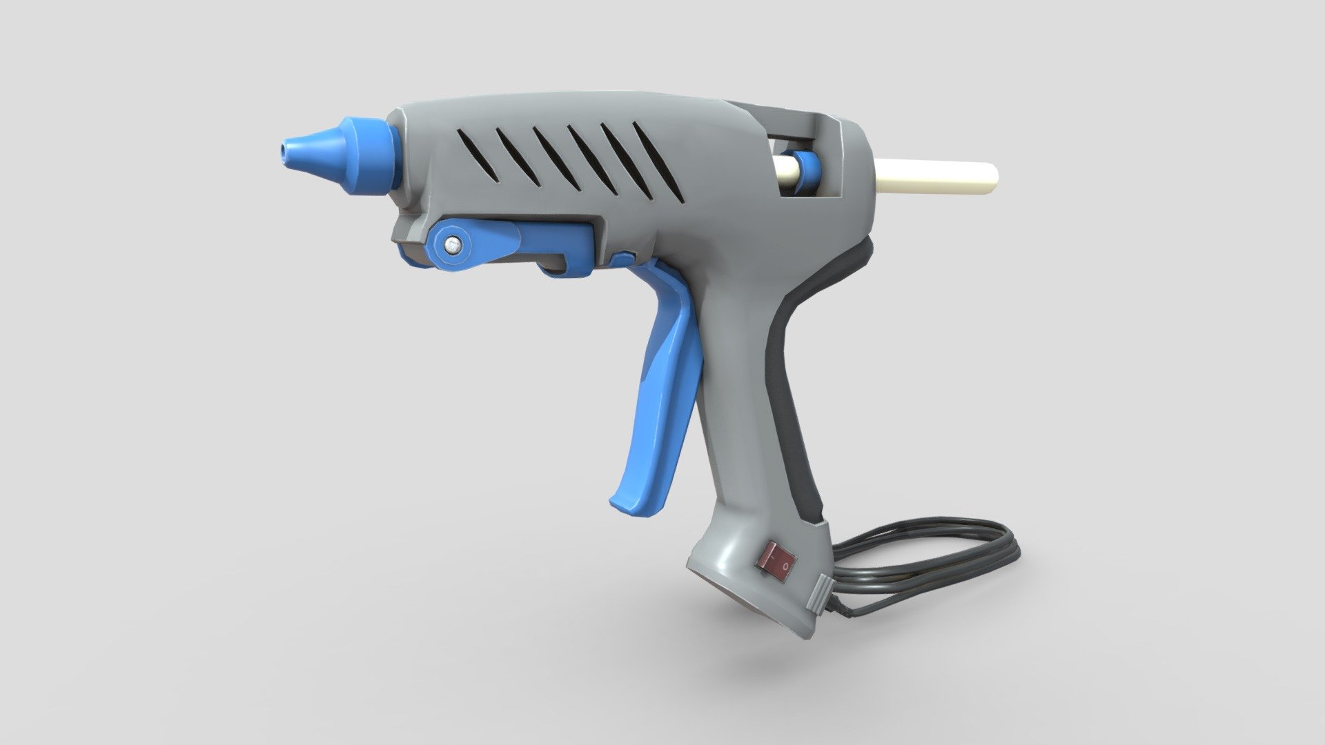 Glue gun 3D Model by ChakkitPP.




This model was developed in Blender 2.90.1

Unwrapped Non-overlapping and UV Mapping

Beveled Smooth Edges, No Subdivision modifier.


No Plugins used.




High Quality 3D Model.



High Resolution Textures.

Polygons 11981 / Vertices 12025

Textures Detail :




2K PBR textures : Base Color / Height / Metallic / Normal / Roughness / AO

File Includes : 




fbx, obj / mtl, stl, blend
 - Glue Gun - Buy Royalty Free 3D model by ChakkitPP 3d model