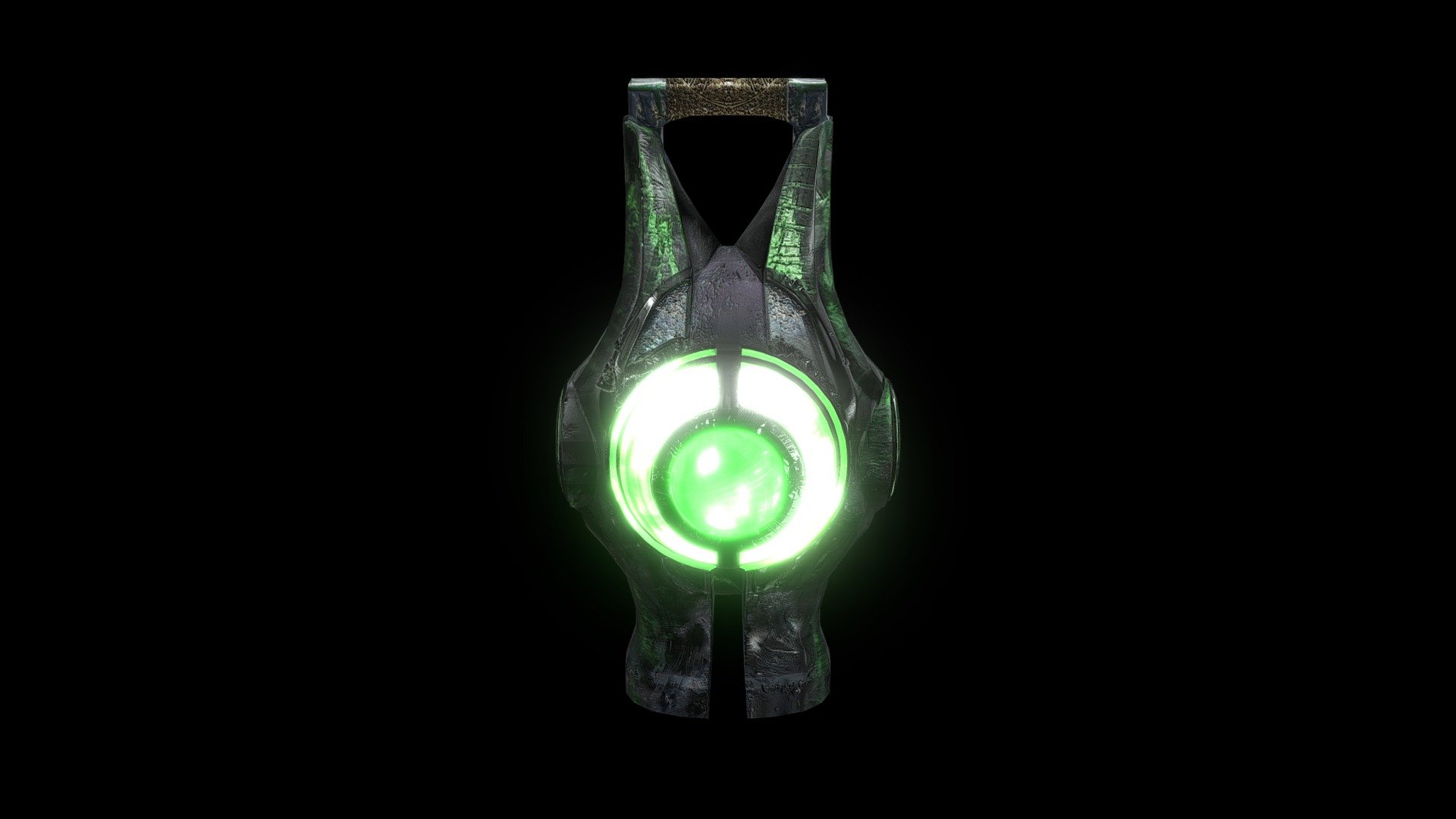 Power battery modeled in maya 2016 - Green Lantern Movie Power Battery - 3D model by Wil (@fapaknight) 3d model