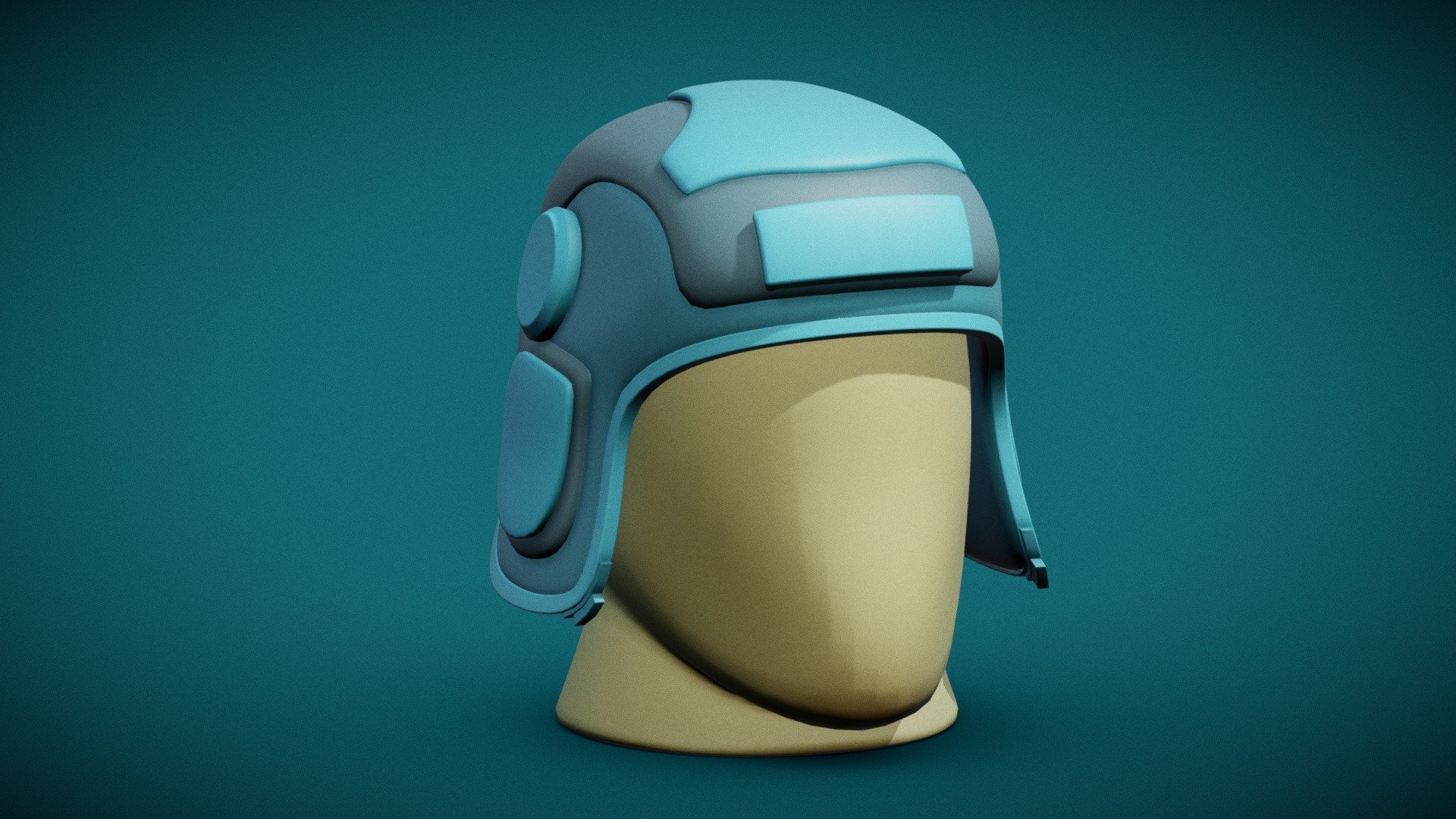 Stylized Cartoon Helmet (base) - Stylized Cartoon Helmet (base) - 3D model by 3DWorkbench 3d model