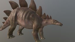 Stegosaurus creature, animation, dinosaur