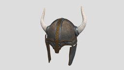Viking Helmet 3D Viking Viking Battle Helmet viking, battle, 3d, helmet