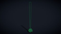 Clover Necklace green, misc, clover, lucky, necklace, stpattysday