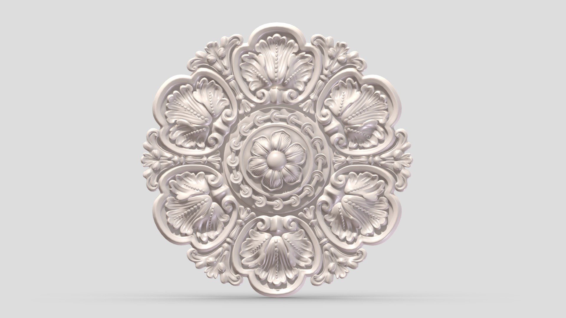 Hi, I'm Frezzy. I am leader of Cgivn studio. We are a team of talented artists working together since 2013.
If you want hire me to do 3d model please touch me at:cgivn.studio Thanks you! - Classic Ceiling Medallion 53 - Buy Royalty Free 3D model by Frezzy3D 3d model