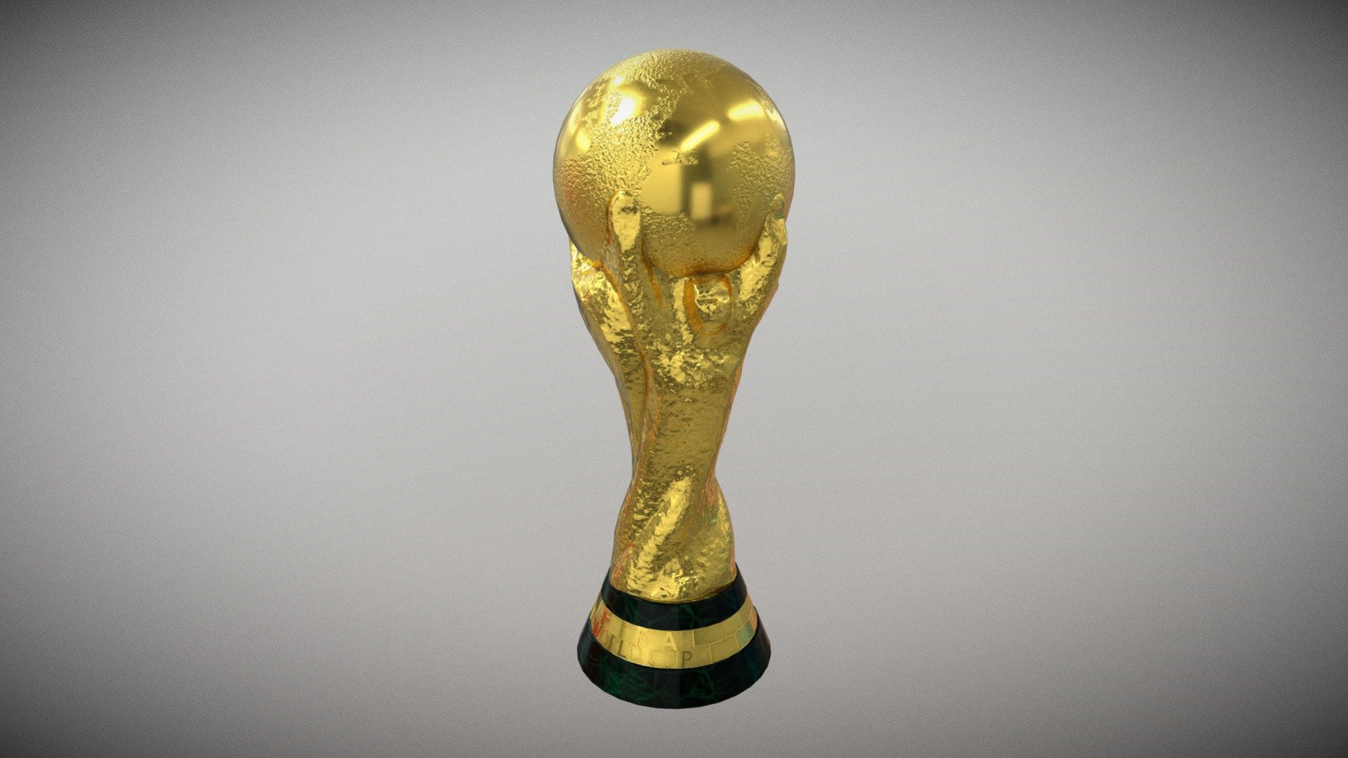 I did this trophy in maya, zbrush and substance painter 3d model