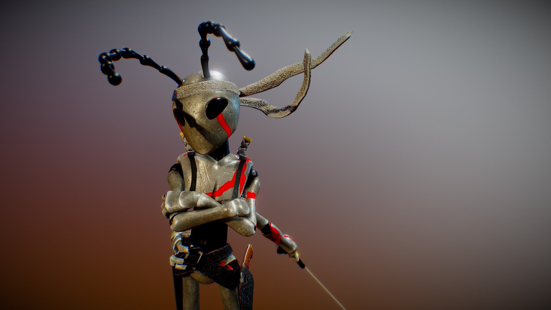 Character Mascot Done for Blackant Master Studio - Blackant Master 2016 - 3D model by BlackantMaster 3d model