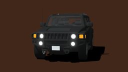 TOON Off Road : Hummer H3X vehicles, toon, cars, hummer, asset, game, low, poly, stylized, h3x