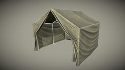 Explorers Tent tent, prop, adventure, explorer, travel, environment