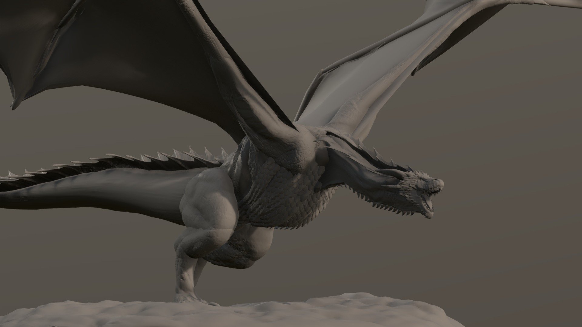 a model of drogon, one of the dragons from game of thrones, free to download, and is ready to print - Drogon Game of Thrones - Download Free 3D model by eon (@facerate) 3d model