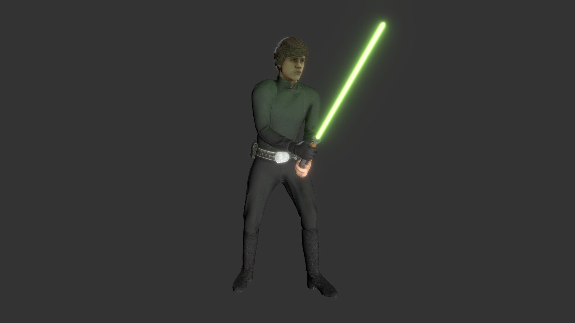 Luke Skywalker (Return of The Jedi) - 3D model by Mind Mulch for The Masses (@mindmulchforthemasses) 3d model
