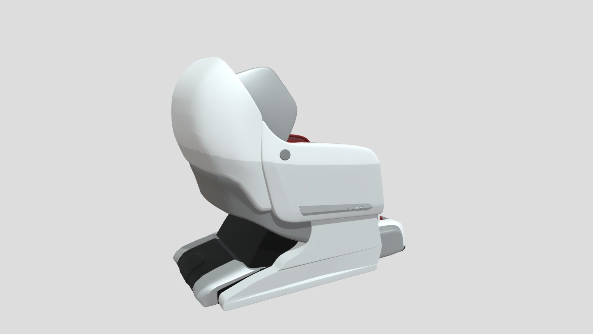 It is Lixo massage chair. It is done using maya, Photoshop and substance painter softwares 3d model