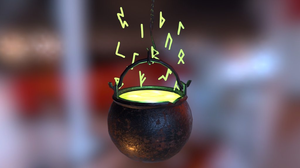 Cauldron - 3D model by Fern K. (@n-gaire) 3d model