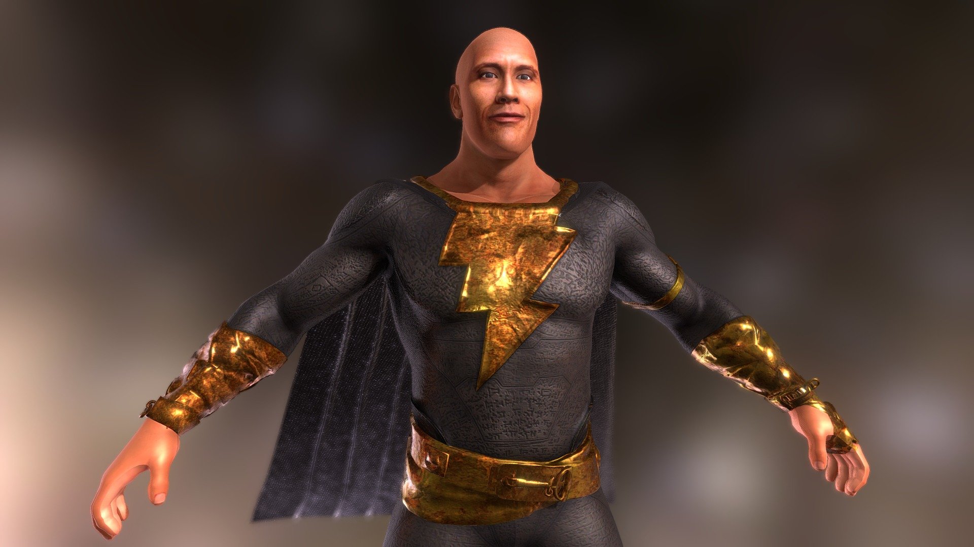 Black adam the Rock new suit model
1) fully rigged
2) facial bones
3) 2k textures added
4) Ready to use in animations &amp; games
.
.
For more details contact - instagram id - akcreationshd - Black Adam - Dwayne Johnson's 3D Model - Buy Royalty Free 3D model by Ak Creations (@akcreations) 3d model