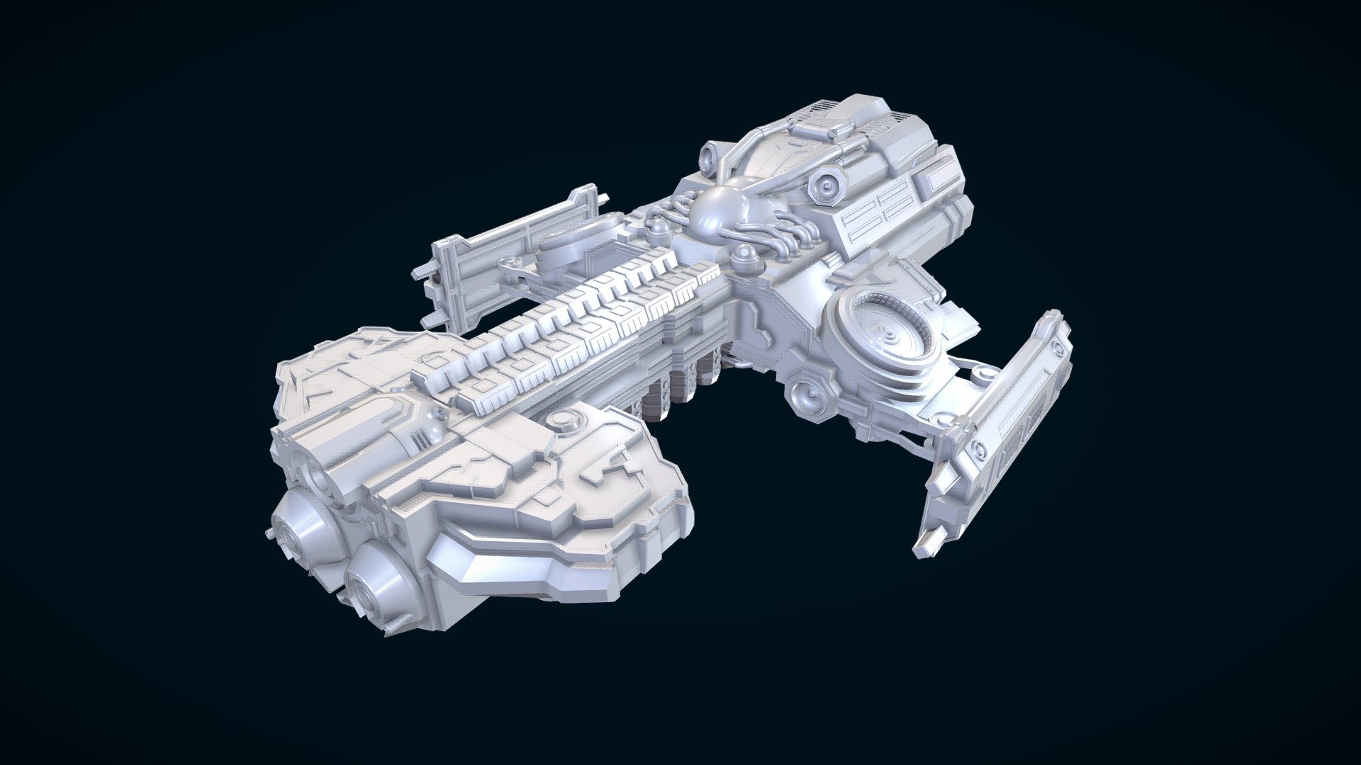 Starcraft - Battlecruiser Hyperion 3d Modeled in Sketchup
If you want to see the Live workshops were we made it check out the Youtube Channel:
Sketchup Aprendizaje Latinoamérica - Starcraft - Battlecruiser Hyperion - 3D model by Pablopcb 3d model