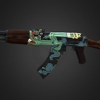 AK-47 | Fire Serpent ak-47, csgo, covert