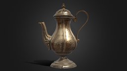Old Dirty Broken Teapot .::RAWscan::. photogrammetry, low, poly