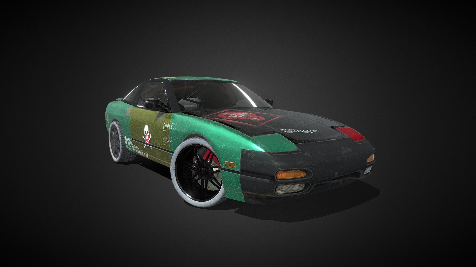 Another Nfs iconic car. I hope you enjoy it - 240 sx NFS Pro Street - Download Free 3D model by memoov (@movartD) 3d model