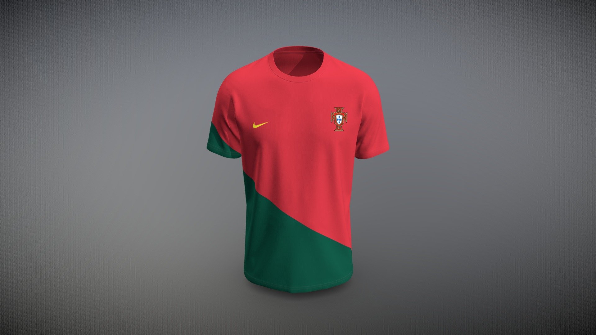 Cloth Title = Portugal Replica World Cup Official Home Jersey 

SKU = DG100044 

Category = Unisex 

Product Type = T-Shirt 

Cloth Length = Regular 

Body Fit = Loose Fit 

Occasion = Casual  

Sleeve Style = Set In Sleeve


Our Services:

3D Apparel Design.

OBJ,FBX,GLTF Making with High/Low Poly.

Fabric Digitalization.

Mockup making.

3D Teck Pack.

Pattern Making.

2D Illustration.

Cloth Animation and 360 Spin Video.


Contact us:- 

Email: info@digitalfashionwear.com 

Website: https://digitalfashionwear.com 


We designed all the types of cloth specially focused on product visualization, e-commerce, fitting, and production. 

We will design: 

T-shirts 

Polo shirts 

Hoodies 

Sweatshirt 

Jackets 

Shirts 

TankTops 

Trousers 

Bras 

Underwear 

Blazer 

Aprons 

Leggings 

and All Fashion items. 





Our goal is to make sure what we provide you, meets your demand 3d model