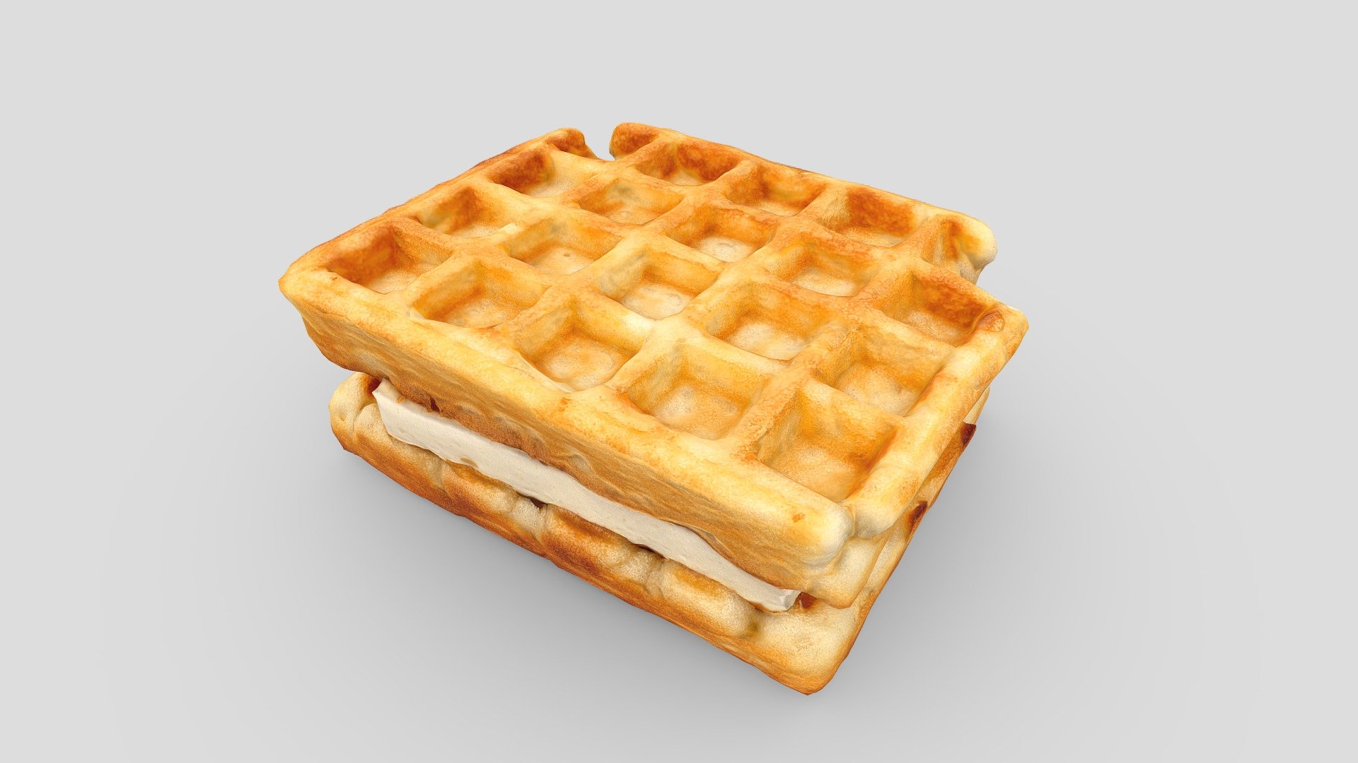Waffle 3d scan - Waffle - 3D model by bemute 3d model