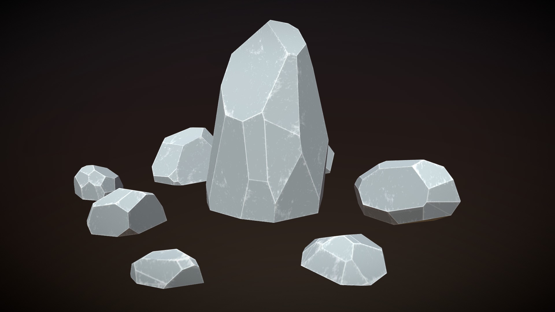 A set of simple low poly rock assets.

Modelled using Blender and textured using Substance Painter.

Artstation: https://www.artstation.com/michael_hooper - Low Poly Rocks - Download Free 3D model by Michael Hooper (@michaelhooper) 3d model
