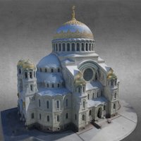Naval Cathedral in Kronshtadt agisoft, photoscan