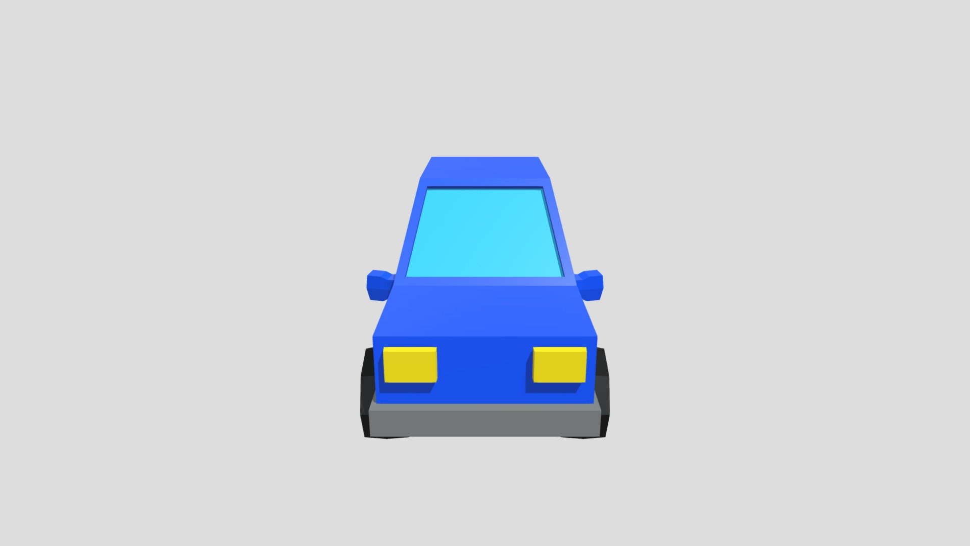 This is a free low poly cartoon car I put together for everyone here on Sketchfab. It only took me a couple of minutes, but I think it is ready for posting 3d model