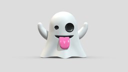 Apple Ghost face, set, apple, messenger, smart, pack, collection, icon, vr, ar, smartphone, android, ios, samsung, phone, print, logo, cellphone, facebook, emoticon, emotion, emoji, chatting, animoji, asset, game, 3d, low, poly, mobile, funny, emojis, memoji