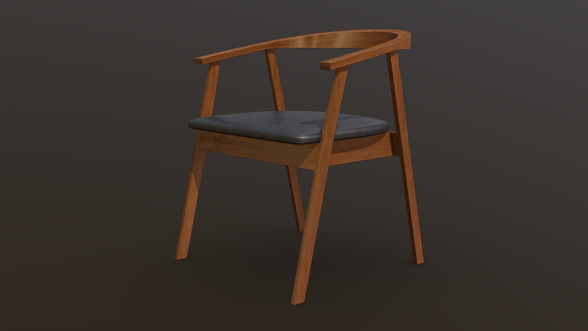 Chair modern style , Please feel free to share and mix my models. Modeled using Blender, textures are from AmbientCG - Modern Chair - Download Free 3D model by slls666 3d model