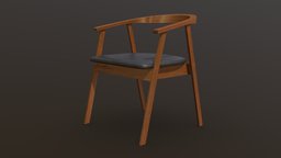 Modern Chair modern, wooden, salon, vintage, saloon, 60s, 70s, dining, fourniture, diningroom, dining-chair, chair, noai