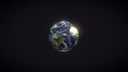 Photorealistic Earth 2k Textures 3D Model planet, universe, system, solar, globe, photorealistic, earth, astronomy, sphere, 2k, planets, science, spherical, nature, geography, cosmos, solar-system, space, atomosphere