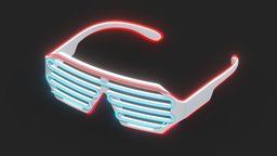 Wire Neon LED Glasses face, modern, frame, cat, square, goggles, heart, luxury, vintage, fashion, women, accessories, oval, classic, aviator, butterfly, sunglasses, lens, vr, biker, ar, round, glasses, men, vue, eyewear, wayfarer, wrap, ful, mirrored, clubmaster, polarized, character, asset, game, 3d, man, gear, shield, "piot", "pantos"