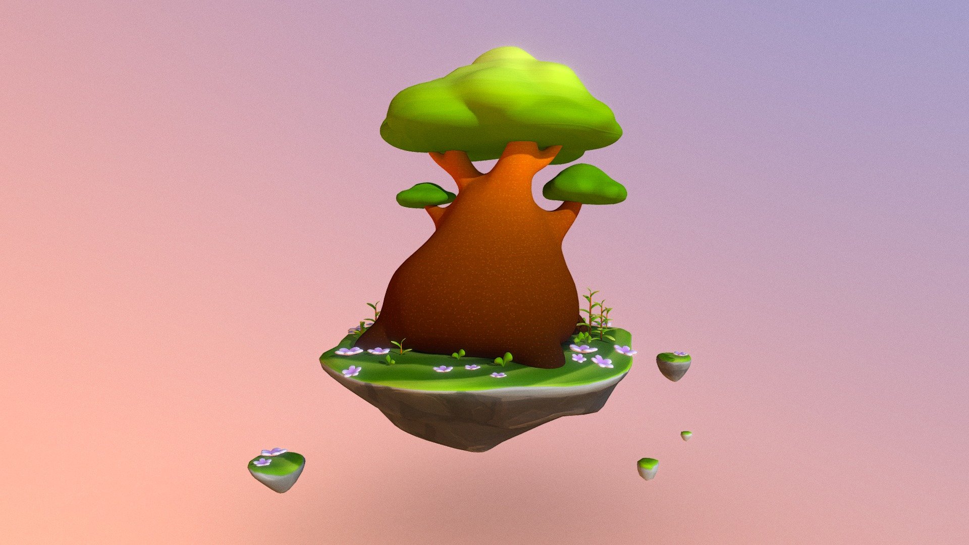 Week 2 of Sketchfab weekly.
Software used: Maya, Marmoset, 3DCoat, Zbrush and Photoshop

Created as part of #SketchfabWeeklyChallenge - Sketchfab Weekly Challenge: Tree - 3D model by Aileen Milton (@aileenbayaca) 3d model