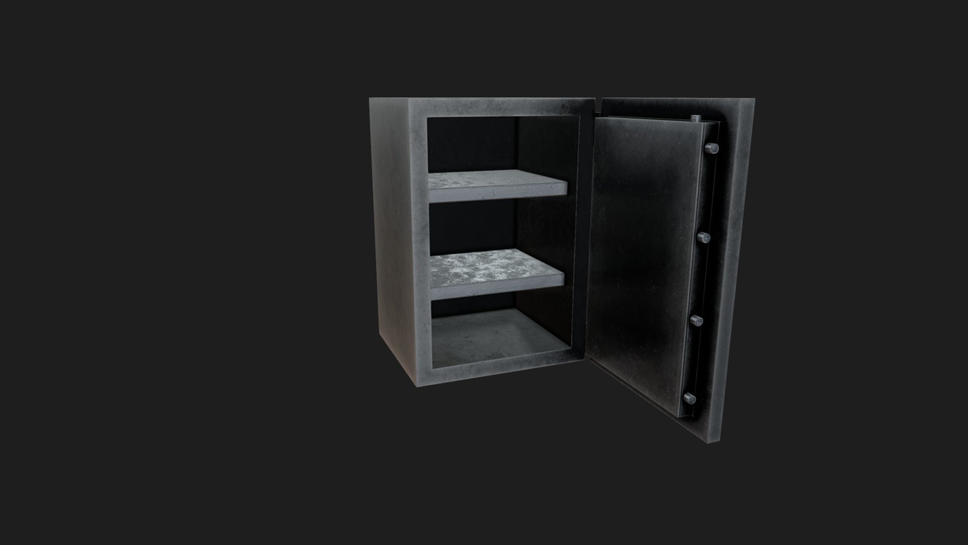 **Low-poly Safe by Nikdox **

Introducing our sleek low-poly safe 3D model. Designed for optimized performance, it combines aesthetics with functionality. Realistic textures and intricate details enhance its visual appeal. Compatible with popular software and engines. Elevate your virtual environments with this secure and visually captivating model 3d model