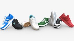 Air Force One Variety Pack green, shoe, one, style, french, leather, white, high, fashion, off, pack, collection, force, louis, colors, monogram, premium, iconic, vuitton, checkerboard, lv, virgil, air, 1, colours, abloh, noai