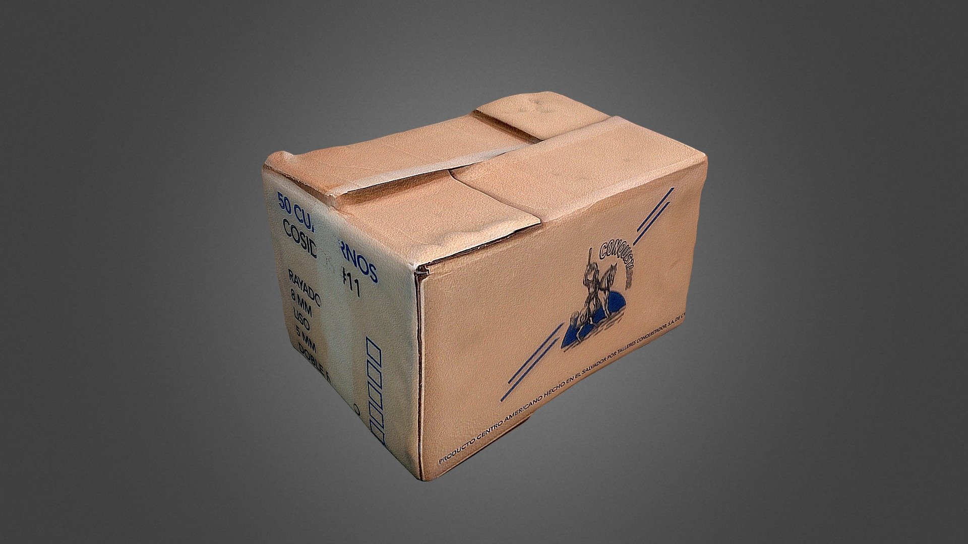 Cardboard Box
Texture 2K and / or 4K clean UV, unfold polygons ready for mobil games, medium or low polygons VR AND AR ready .
You can search for more cardboard boxes packages in this same account, or search on sketchfab using the word:
[marlyn]
either click here - caja 5 - Buy Royalty Free 3D model by marlyn (@marlynbar) 3d model