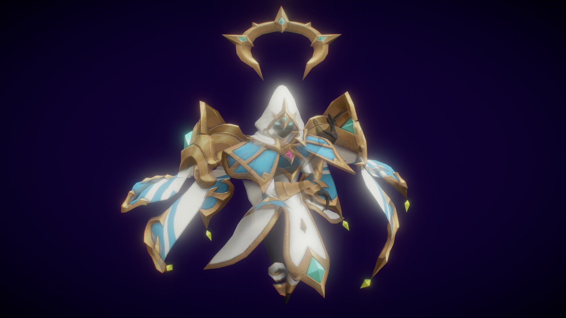 Low poly model of Seraph is typically depicted as a benevolent and ethereal being with wings, dressed in flowing robes or garments symbolizing purity and divine grace.
The style cartoon 3D. The model use the same texture and material, Blender, Substance Painter - Seraph - Buy Royalty Free 3D model by Luna (@StudioLuna) 3d model
