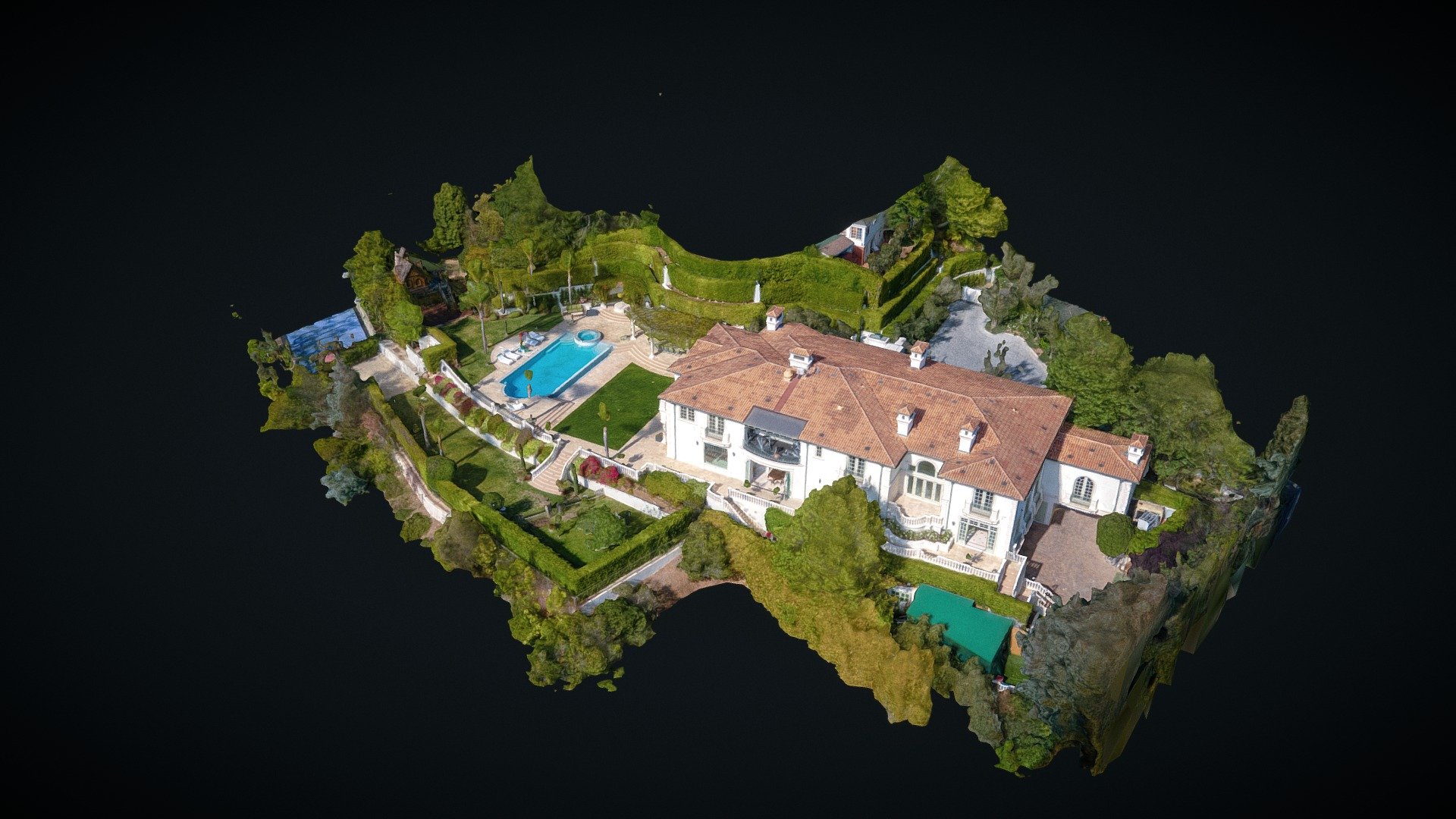 Created by One Shot Productions - 1141 Summit Drive Beverly Hills (3D Scan) - 3D model by oneshotproductions 3d model